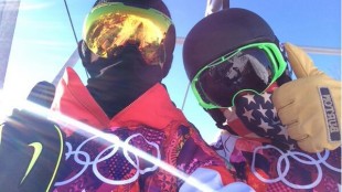 Jamie Nicholls and Shaun White - bezzy mates.