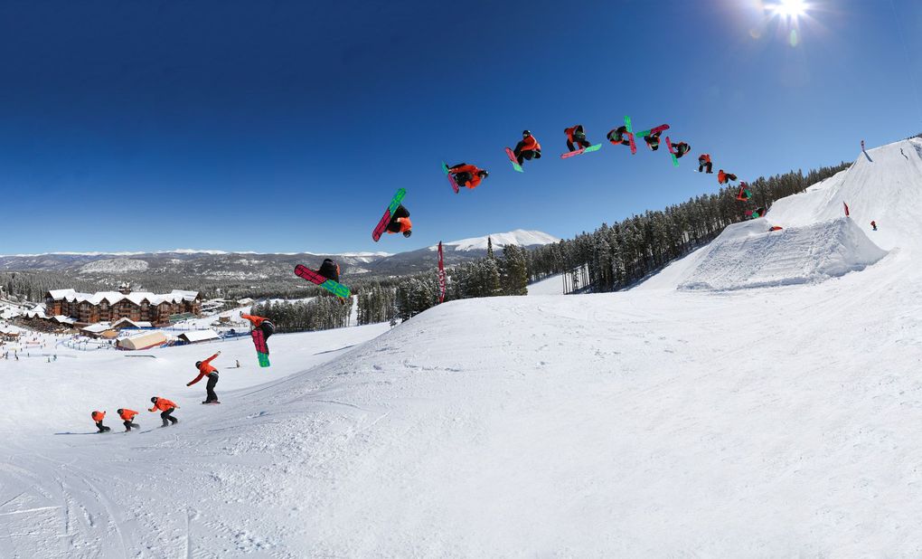 Triple dippin' in Breckenridge. Photo: Ed Blomfield