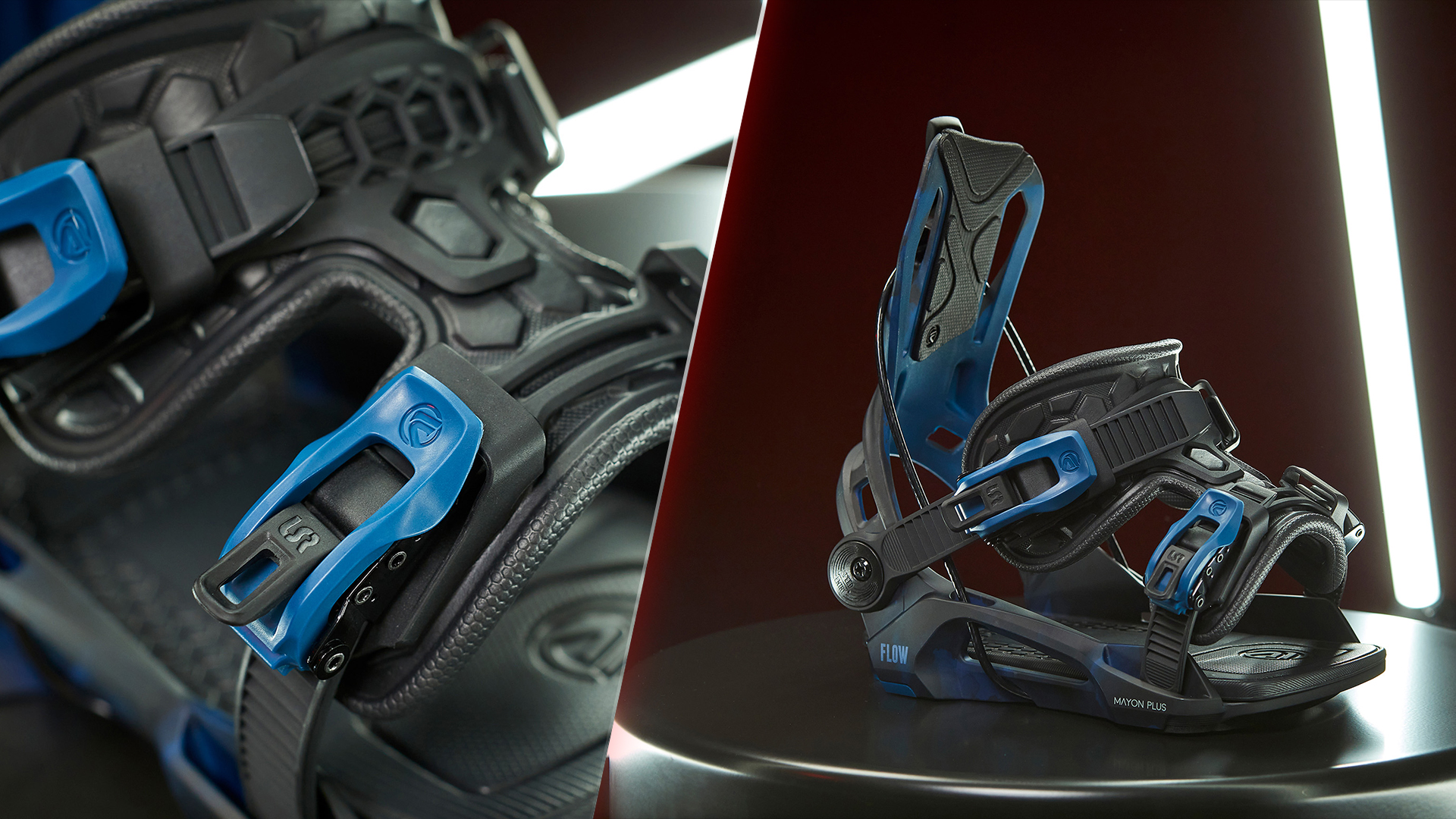 FLOW MAYON スノーボードビンディング Mサイズ 水色 FLOW MAYON スノーボードビンディング Mサイズ 水色