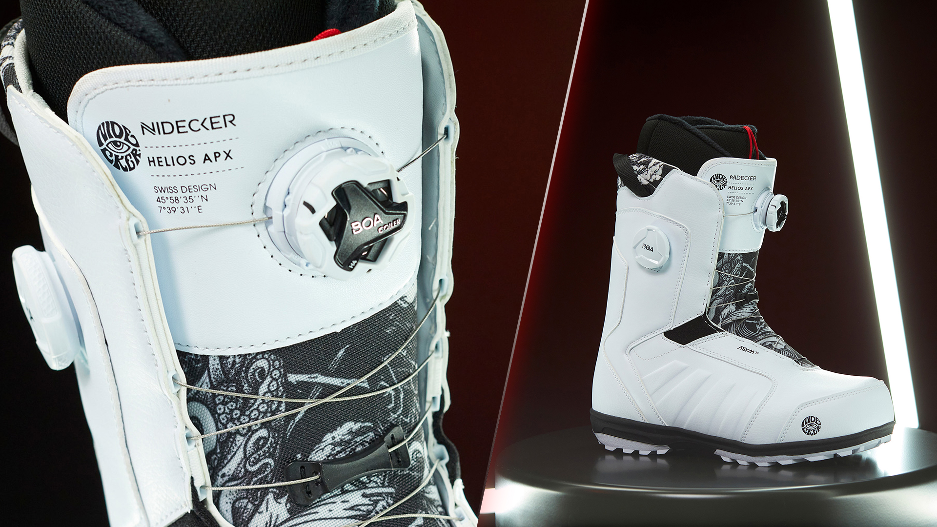 NIDECKER HELIOS 25.5 スノーボードブーツ Nidecker Helios APX 2021-2022 Snowboard Boots Review |