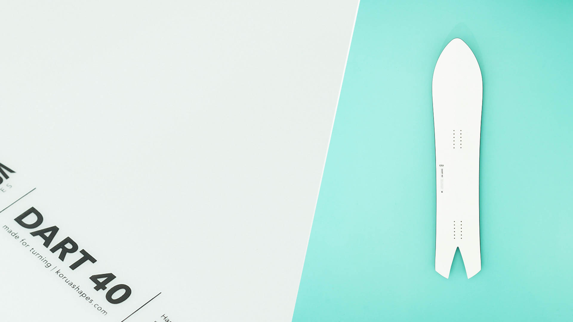 KORUA DART 60 ホワイトスノーボード Dart | Snowboards | KORUA