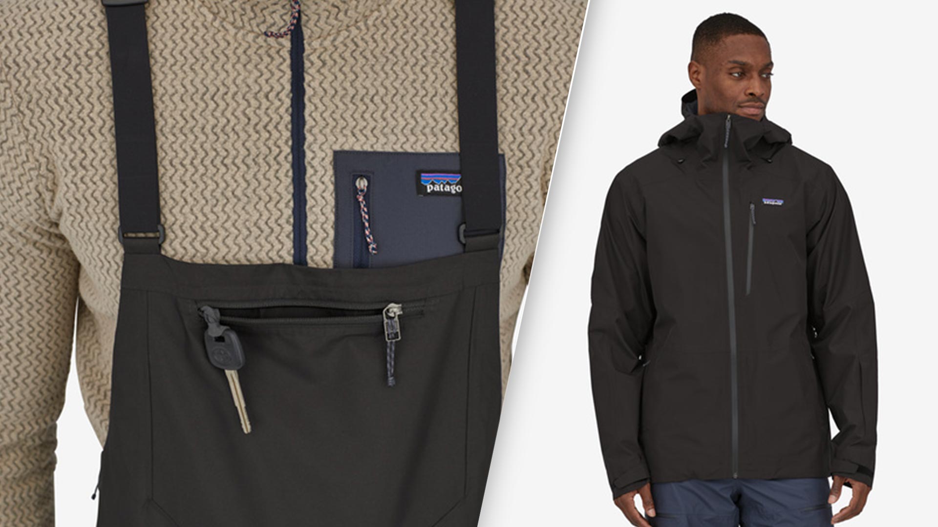 Patagonia Powder Town Snowboard Jacket and Pant 2023